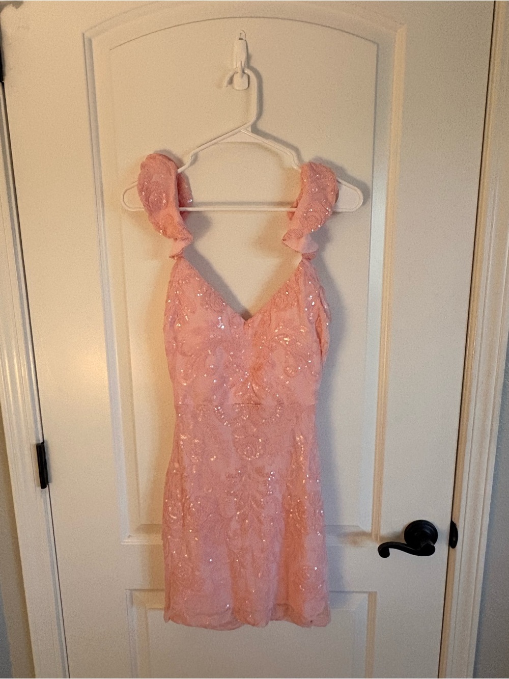 Windsor Pink Sequin Mini Dress